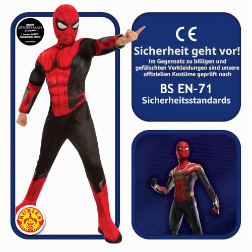 rubie-s-deluxe-spider-man-kinderkost-m-schwarz-rot-gr-e-s-3-4-jahre image 8