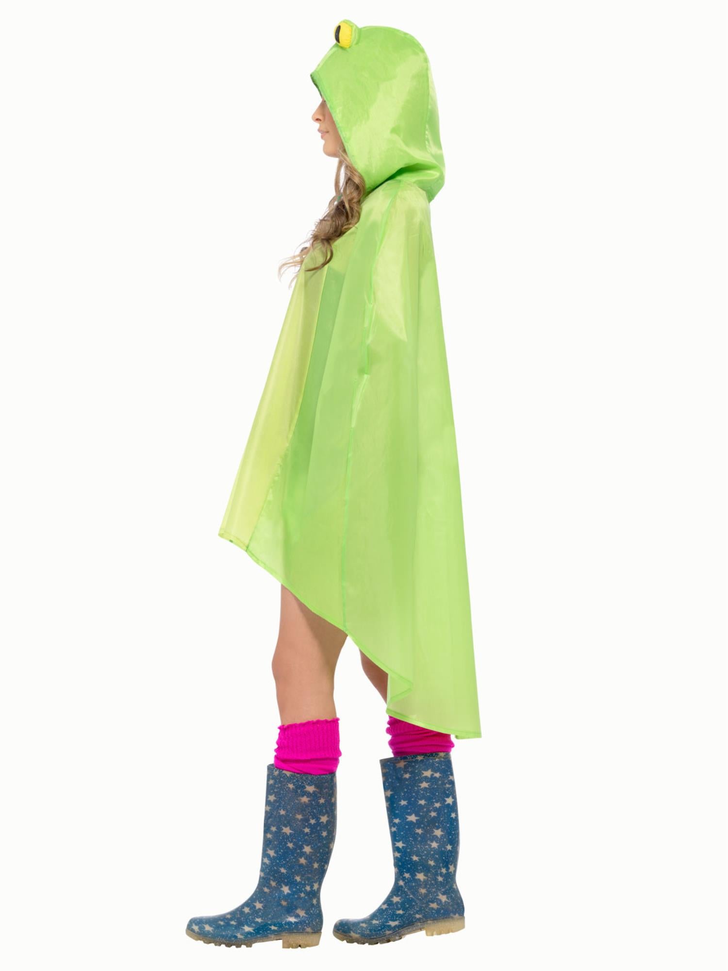 smiffys-fever-frosch-party-poncho-gr-n-einheitsgr-e image 3