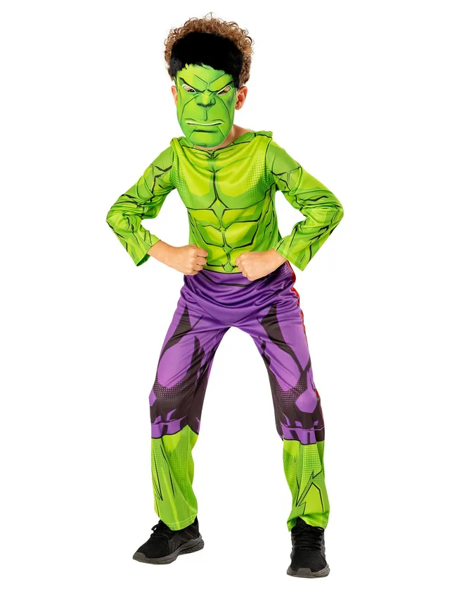 rubie-s-deluxe-marvel-hulk-kinderkost-m-3-4-jahre-gr-n image 1