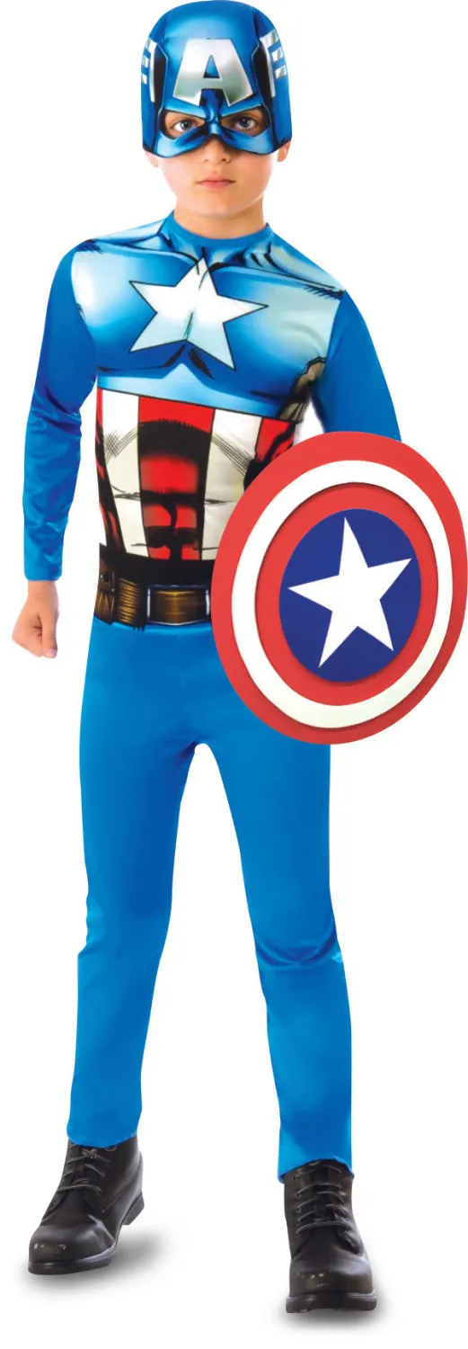 rubies-d-guisements-captain-america-kost-m-classic-mit-schild image 1