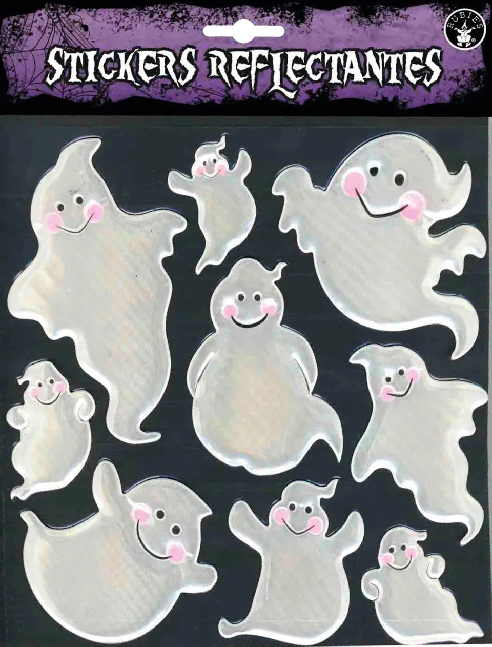 rubies-halloween-sticker-reflektierend-2-designs-katze-geist image 1