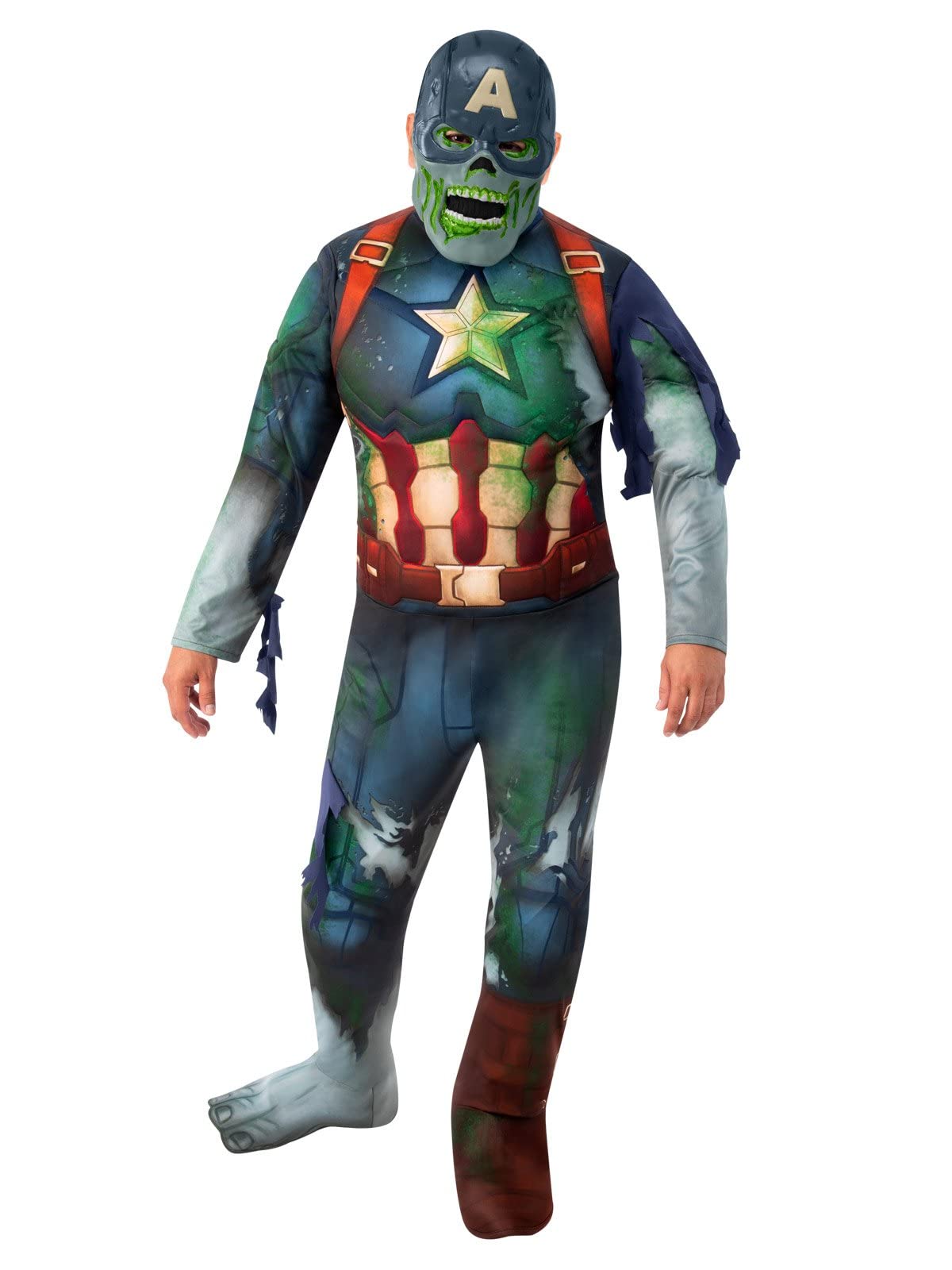rubie-s-deluxe-zombie-captain-america-kost-m-erwachsene image 2