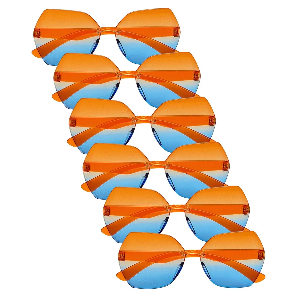boland-partybrille-hippie-flower-power-6-teilig image 1
