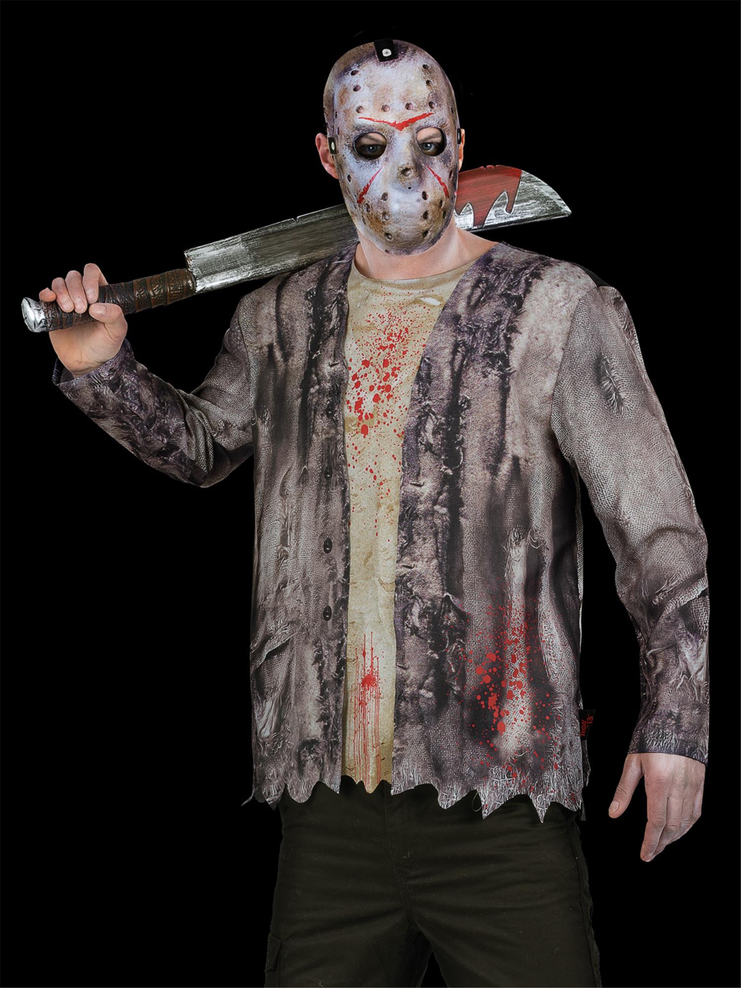 smiffys-fever-jason-voorhees-maske-machete-kost-mset-horror image 3