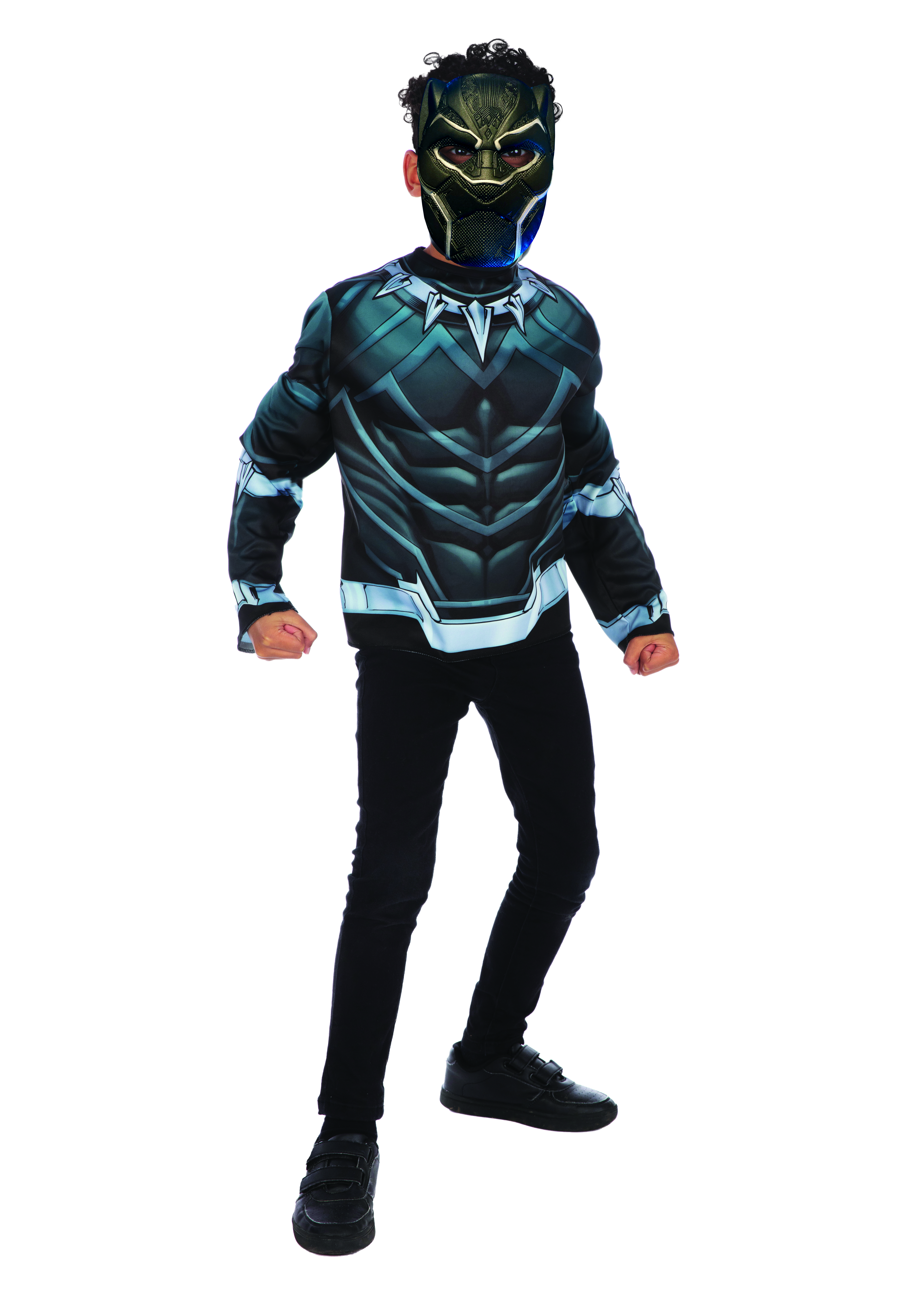 rubies-black-panther-top-kost-m-mit-maske-schwarz image 1
