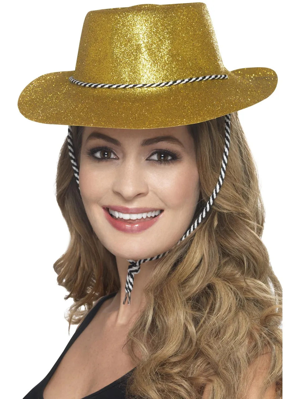 smiffys-makeup-fx-cowboy-glitzerhut-gold-einheitsgr-e image 1