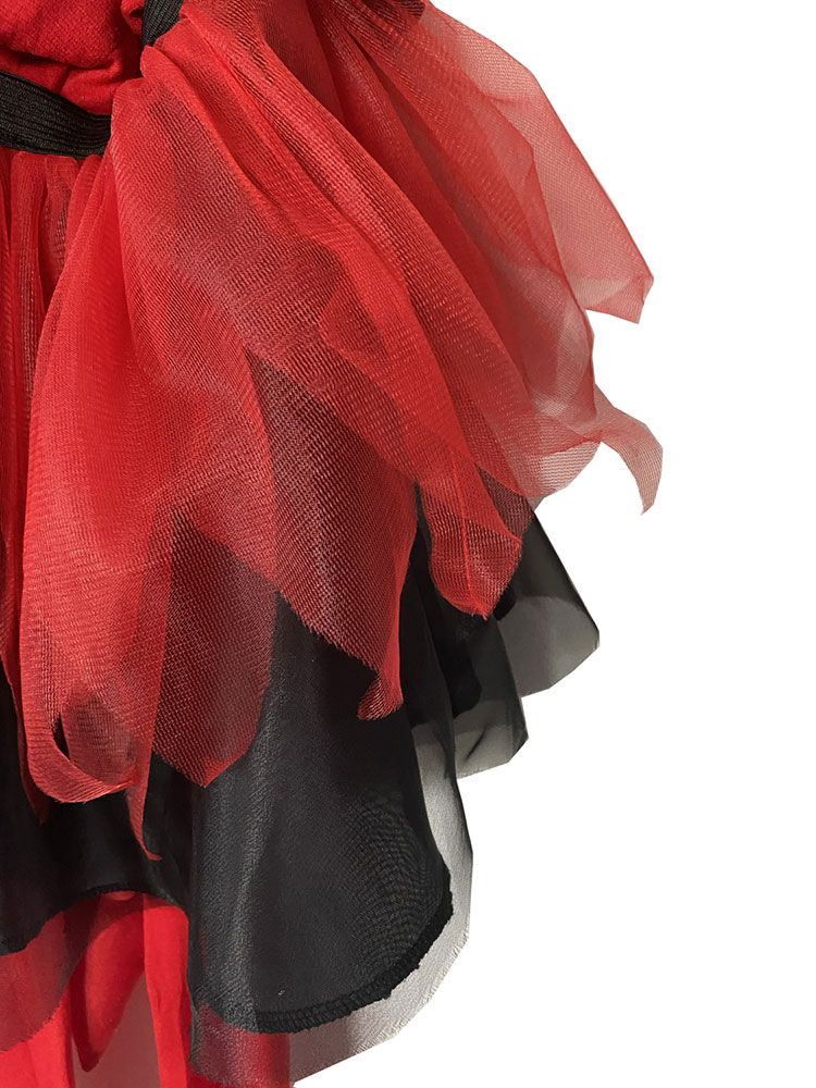 rubies-teufelin-tutu-kost-m-damen-rot-mit-fl-geln-h-rner image 2