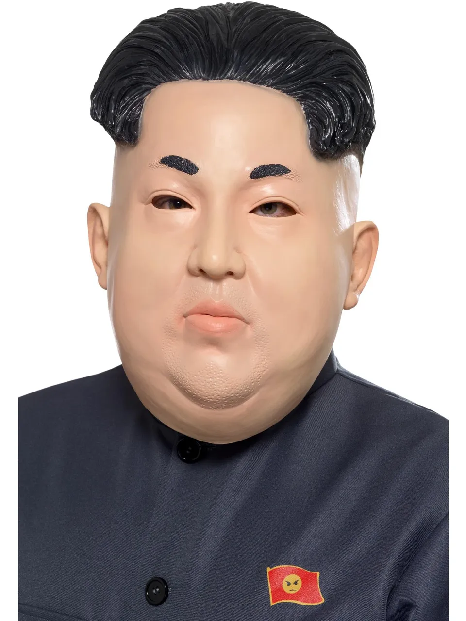 smiffys-fever-dictator-maske-latex-hautfarben-einheitsgr-e image 1