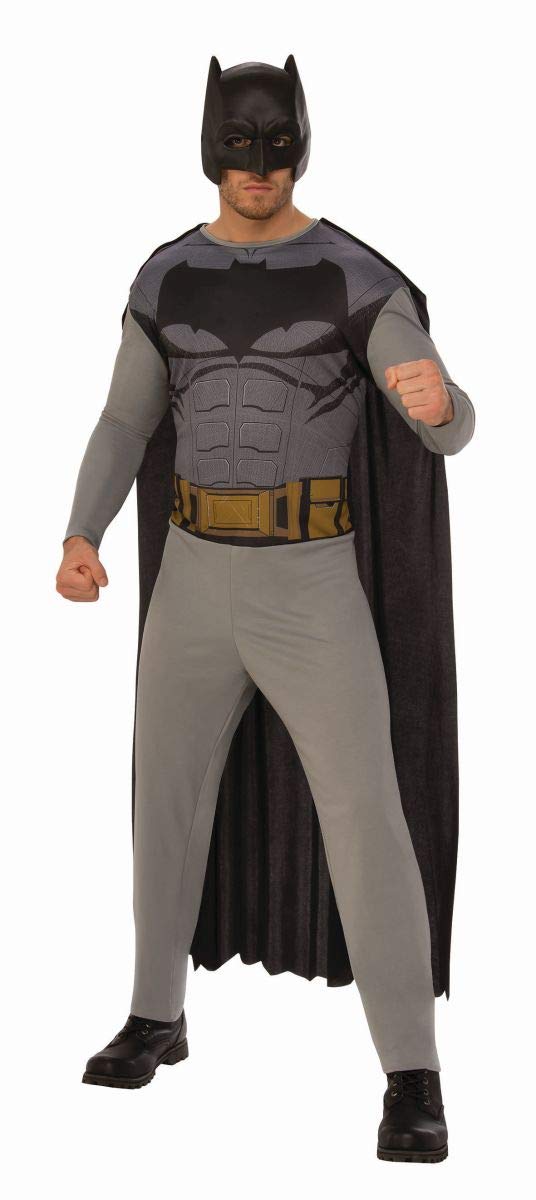 rubie-s-deluxe-batman-kost-m-erwachsene-mit-maske-umhang image 1