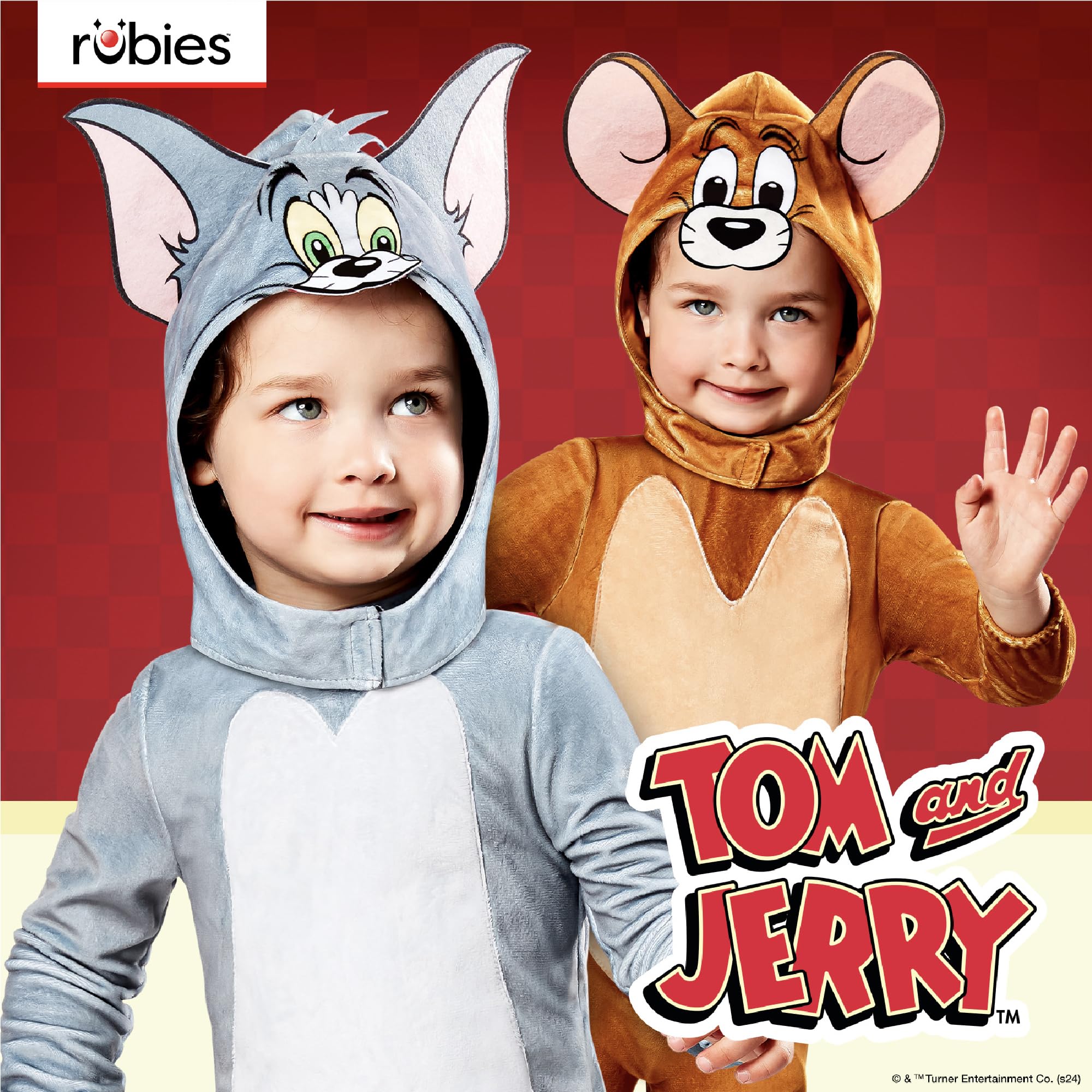 rubie-s-deluxe-tom-jerry-tom-cat-kost-m-kleinkind-4-jahre-grau image 4