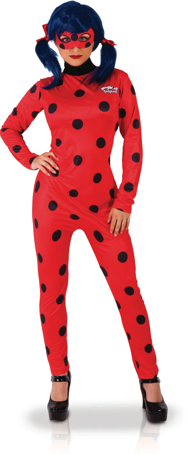rubies-ladybug-klassik-kost-m-erwachsene-mit-maske image 1