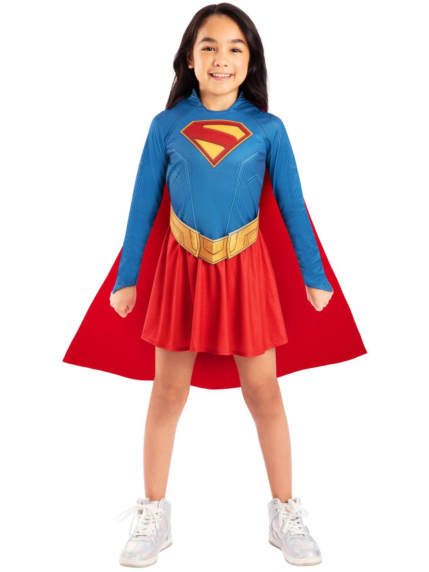 rubies-supergirl-movie-kost-m-klassisch-kleid-mit-cape image 3