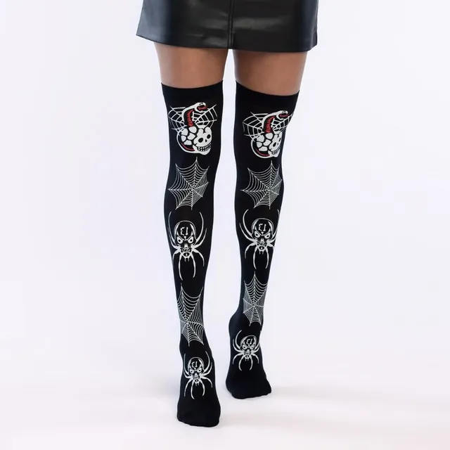 boland-cordelia-overknees-60-den-str-mpfe-schwarz-totenkopf image 1