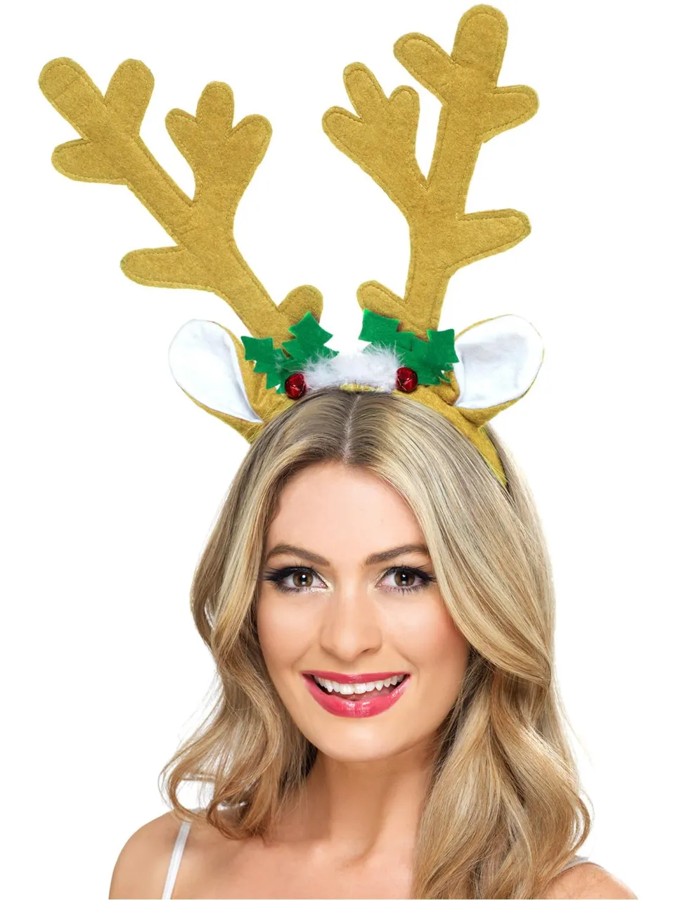 smiffys-fever-rentiergeweih-haarreif-weihnachten-bunt image 1