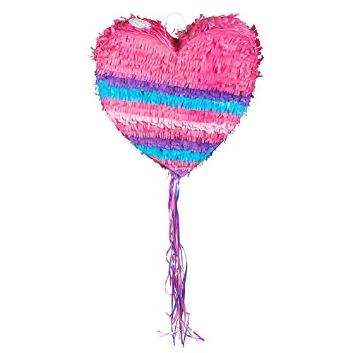boland-hochzeit-herz-pinata-37-cm-pappmache-ungefuellt image 5