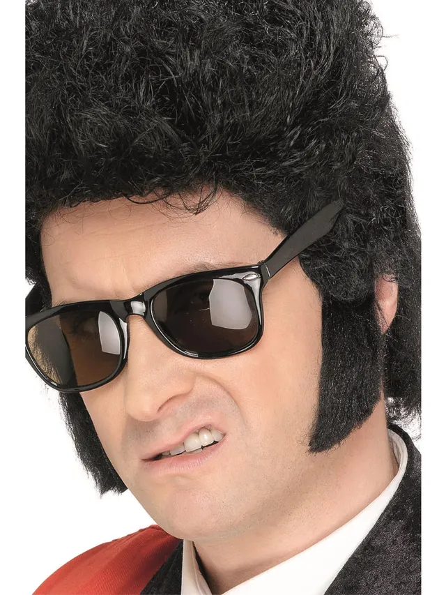 smiffys-teddy-boy-koteletten-bart-schwarz-selbstklebend image 1