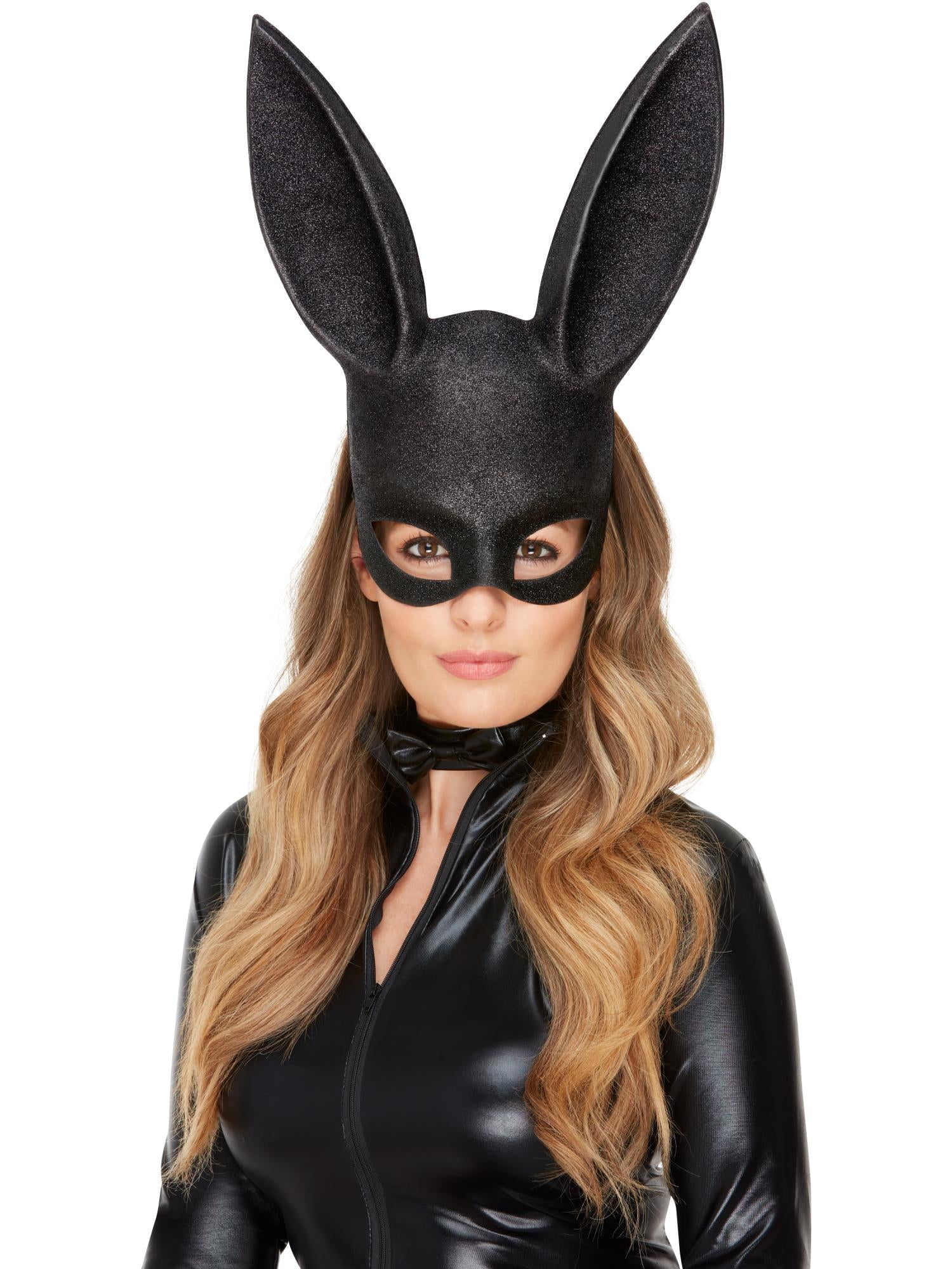 smiffys-fever-bunny-instant-kit-hasen-kost-m-schwarz-maske image 1