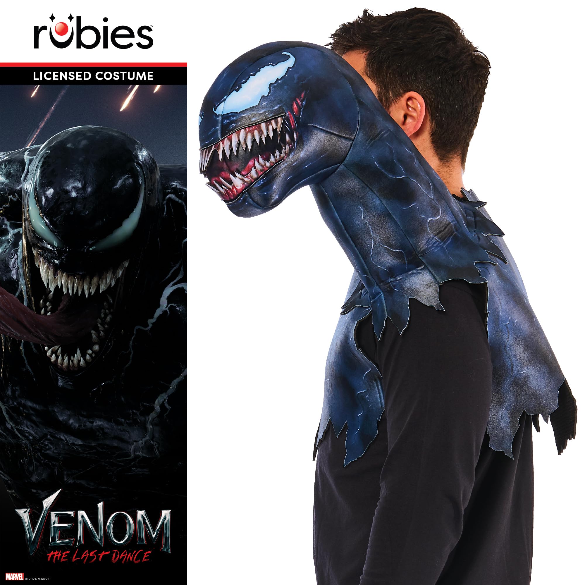 rubie-s-deluxe-venom-symbiote-herrenkost-m-one-size-marvel image 6