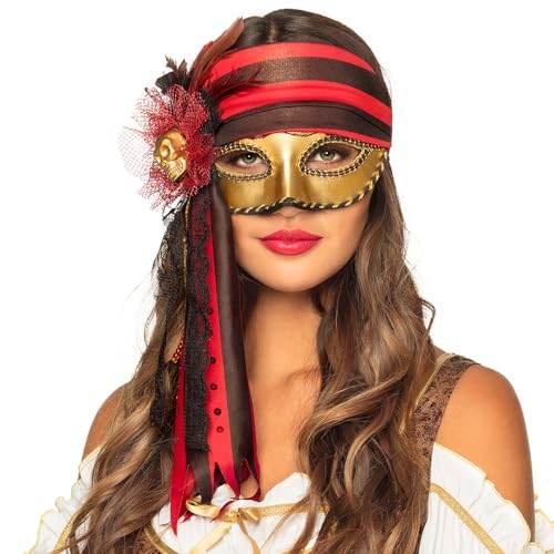 boland-masks-00285-venice-donna-pirata-augenmaske-totenkopf image 3