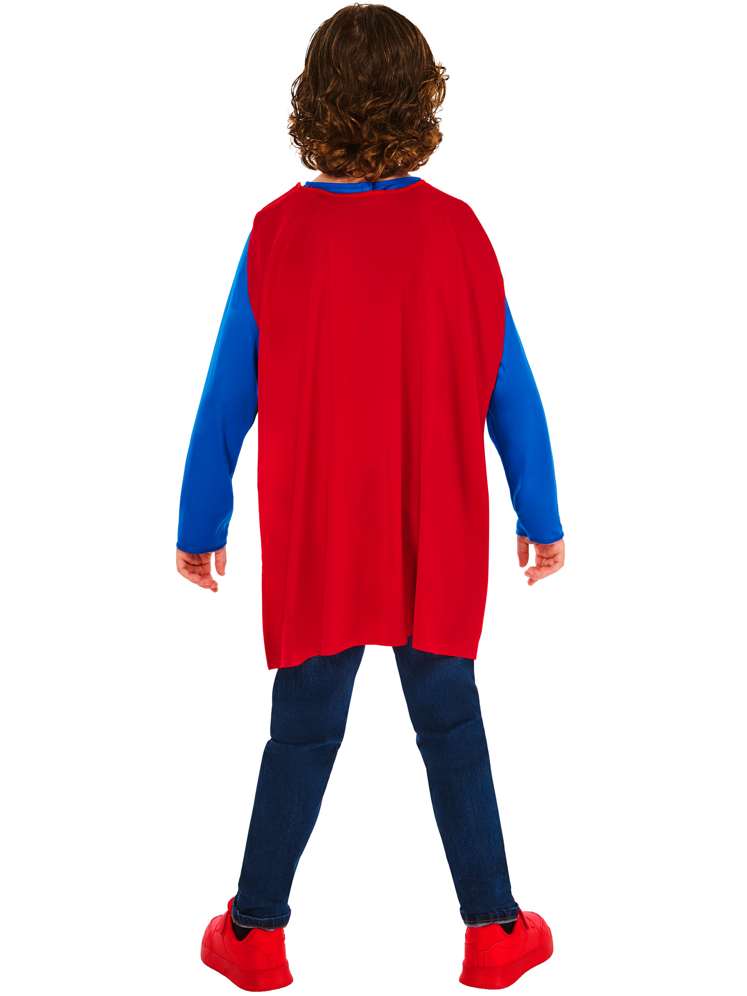 rubies-superman-kost-m-set-blau-rot-cape-5-8-jahre-top-classic image 3