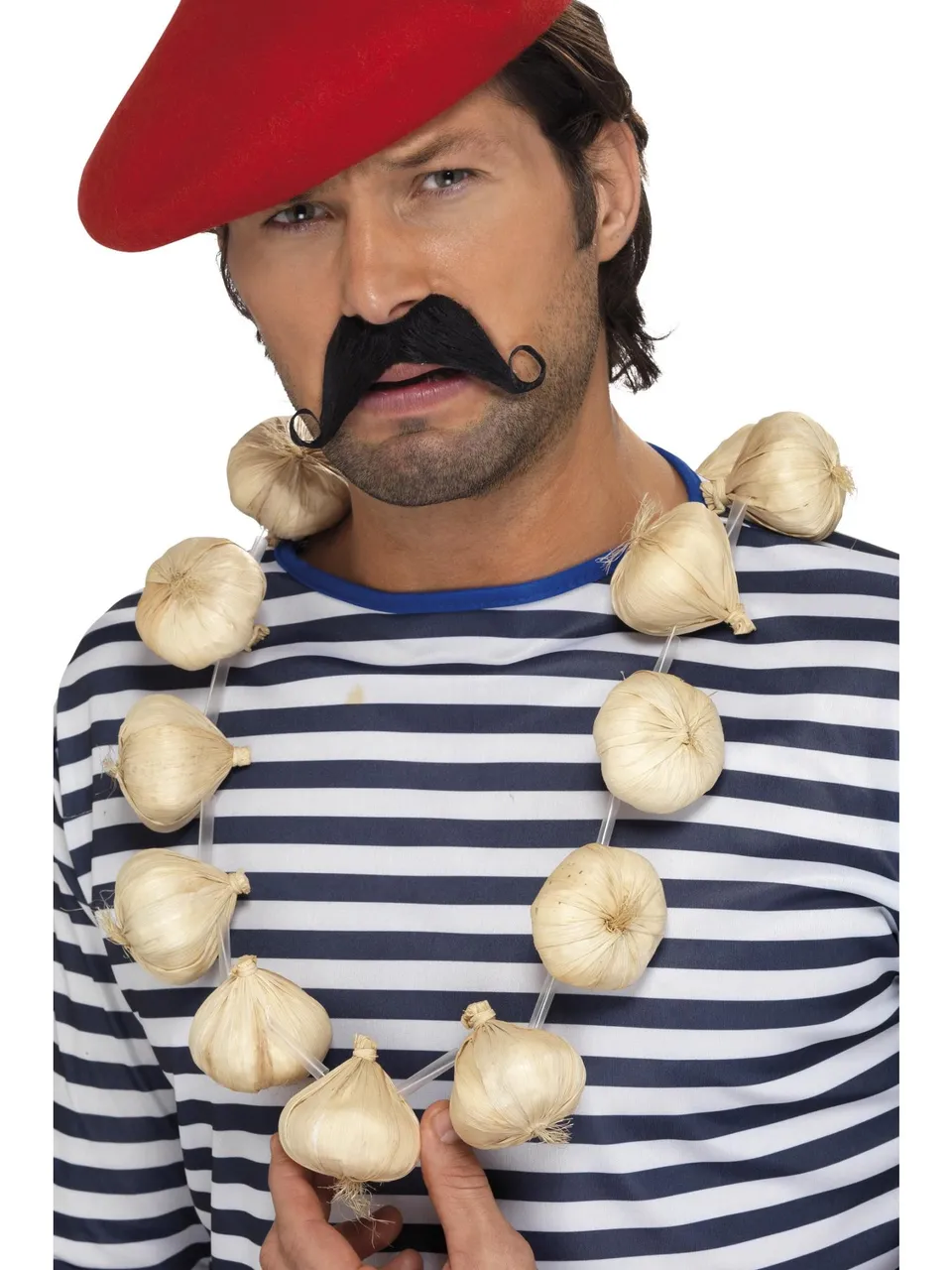 smiffys-fever-knoblauchgirlande-kost-m-creme-einheitsgr-e image 1