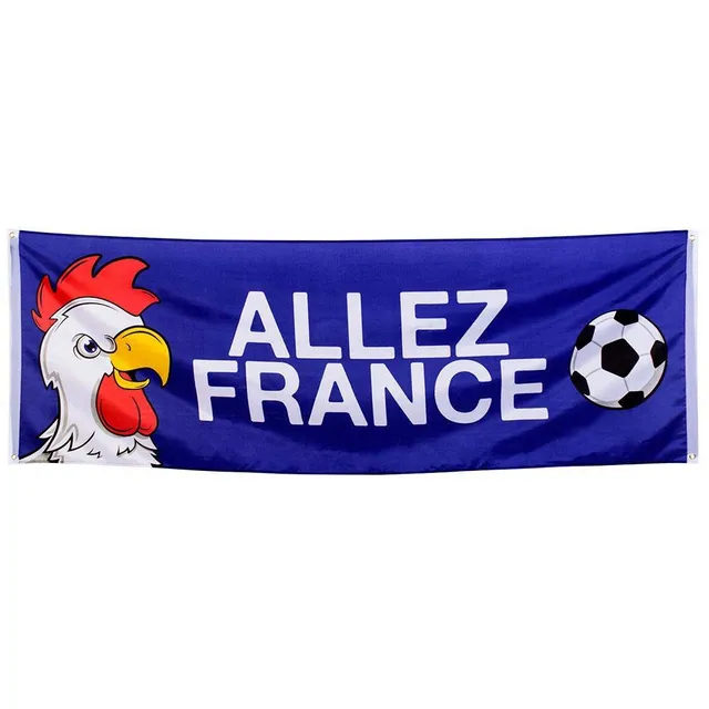 boland-allez-france-banner-74x220-cm-blau-polyester image 1