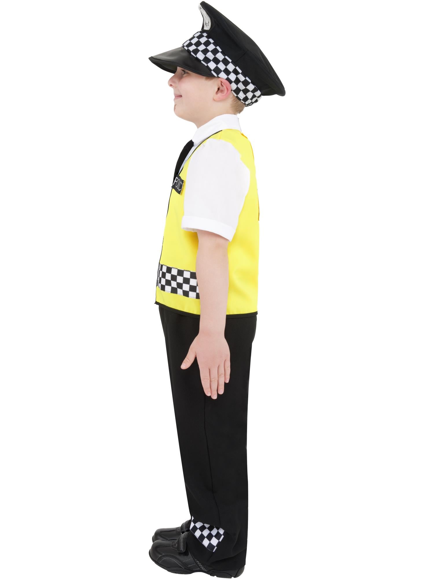 smiffys-fever-police-boy-polizei-kinderkost-m-jungen-gelb-hi-vis image 3