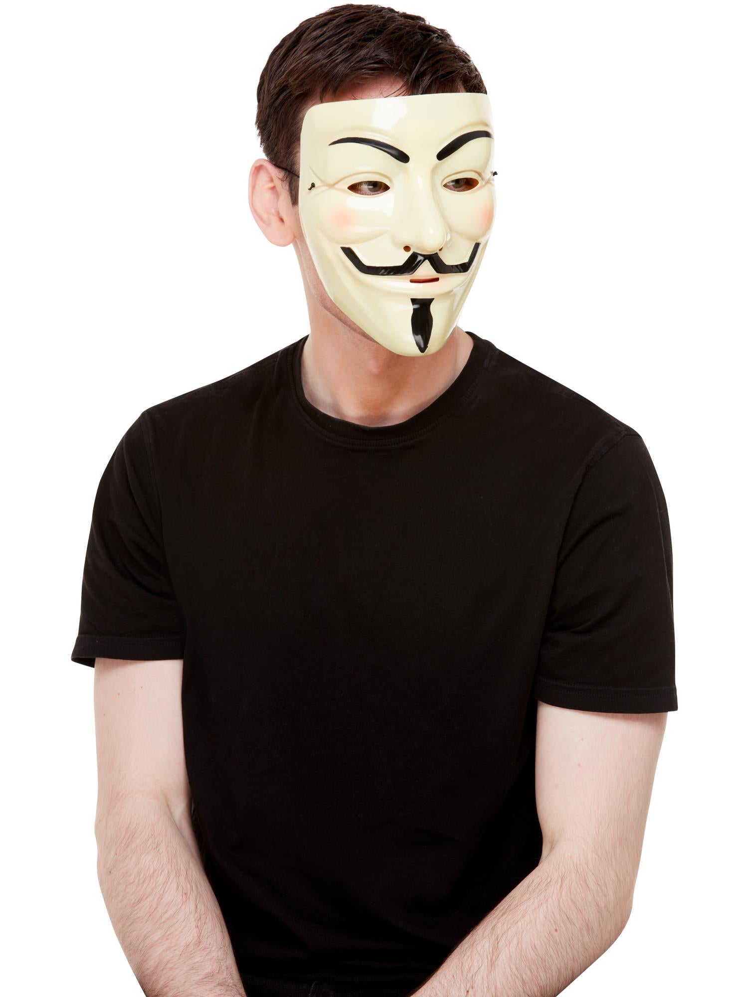 smiffys-fever-guy-fawkes-maske-creme-anonymous image 2
