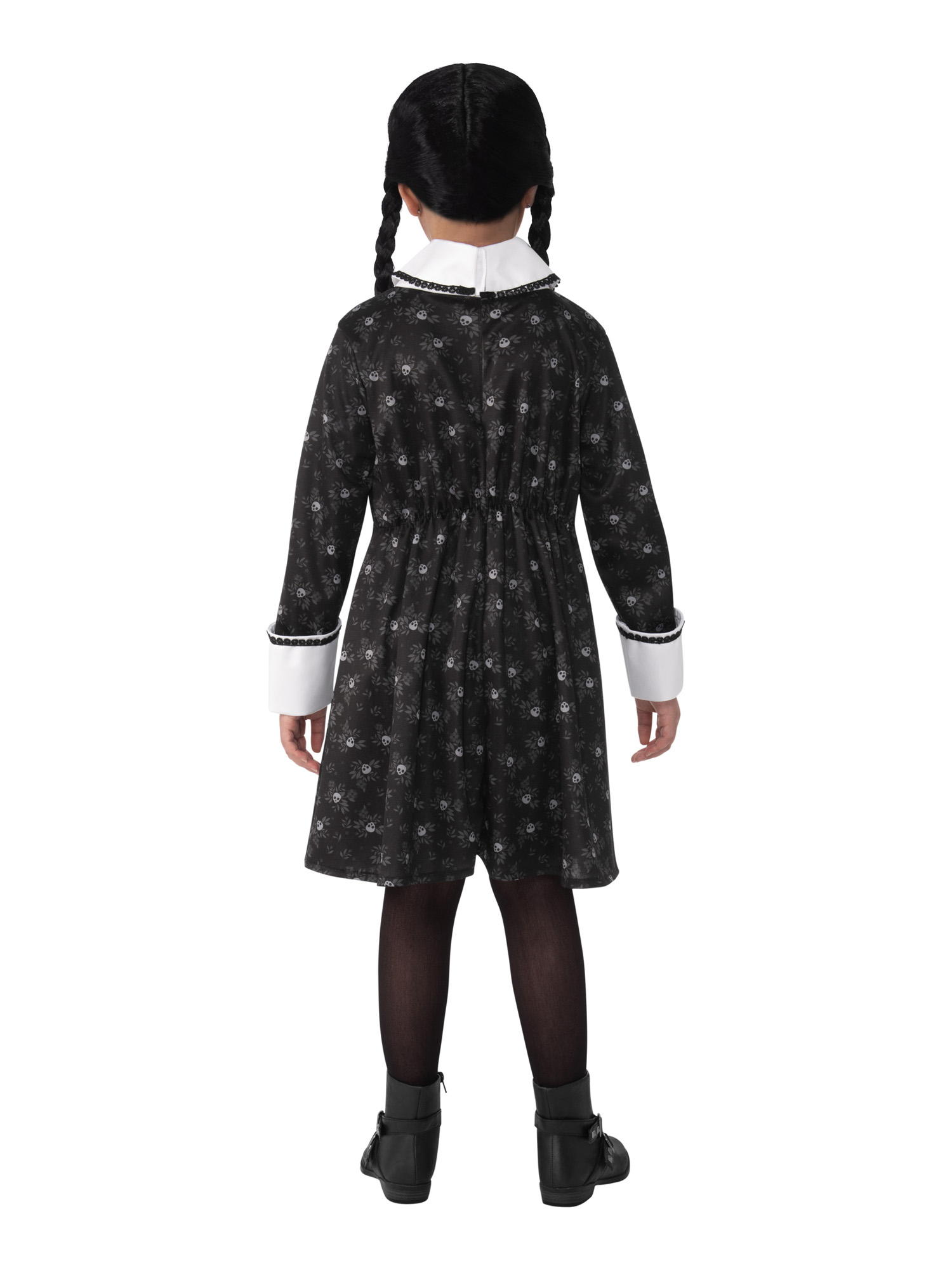 rubies-wednesday-addams-kost-m-kleid-schwarz-langarm image 5