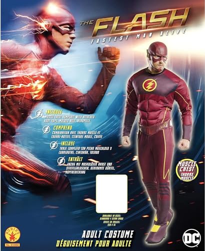 rubie-s-the-flash-deluxe-kost-m-erwachsene-one-size image 8