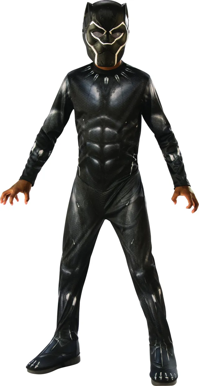 rubie-s-deluxe-black-panther-kost-m-kinder-m-5-7-jahre-mit-maske image 1