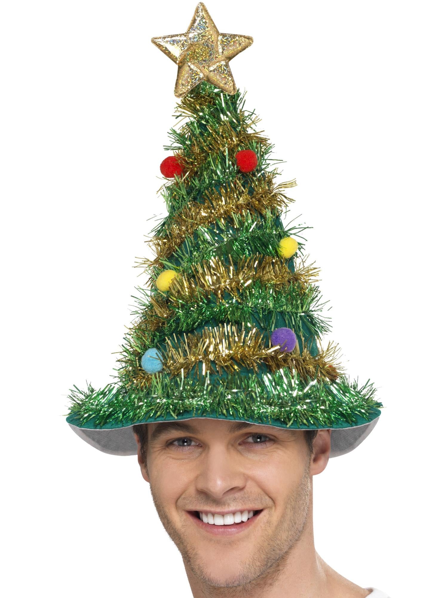 smiffys-fever-41067-weihnachtsbaum-hut-gr-n image 2