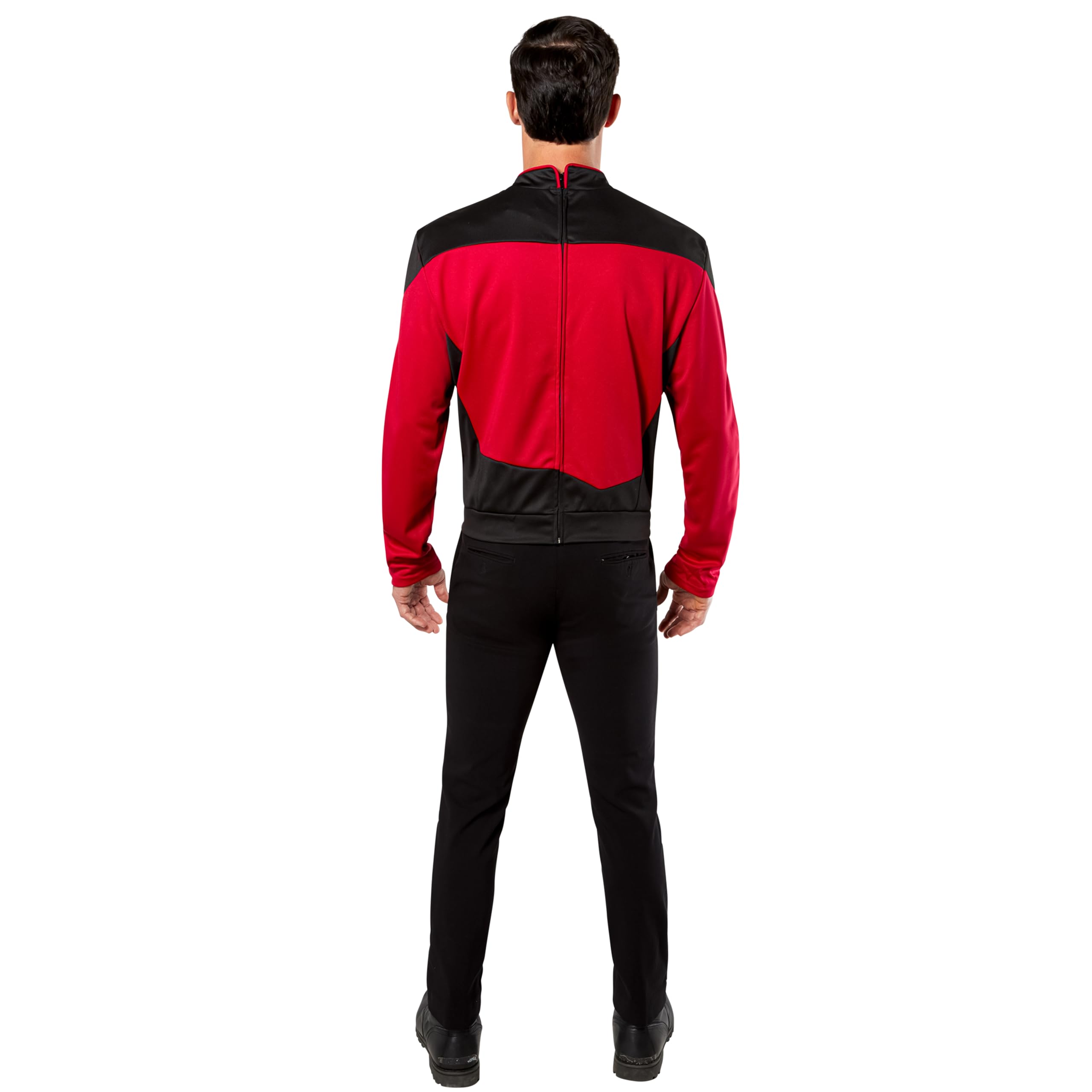 rubie-s-deluxe-star-trek-picard-kost-mshirt-erwachsene-rot image 4