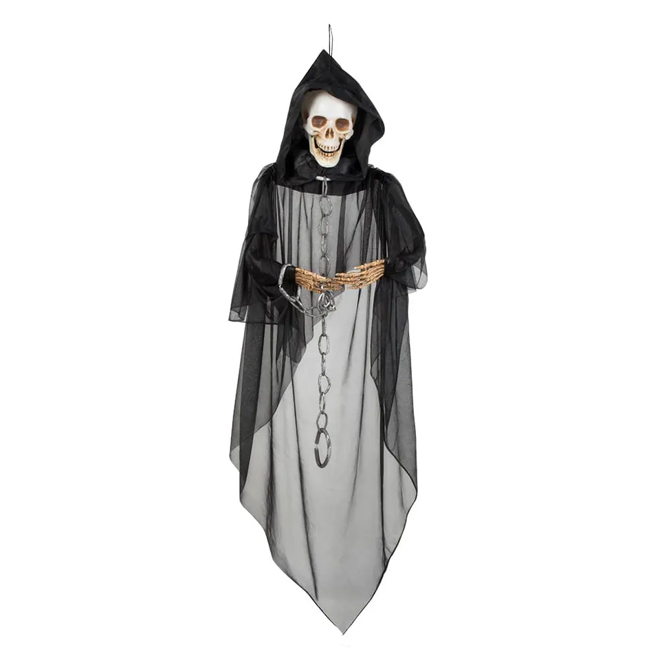 boland-decorations-skull-ghost-halloween-deko-150-cm image 1