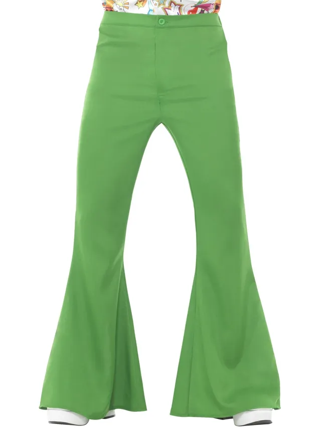 smiffys-fever-schlaghose-herren-gr-n-m-70er-kost-mhose image 1