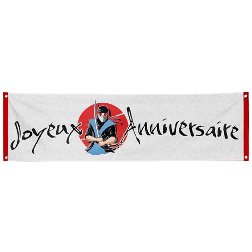 boland-decorations-50424-banner-ninja-joyeux-anniversaire-180cm image 3