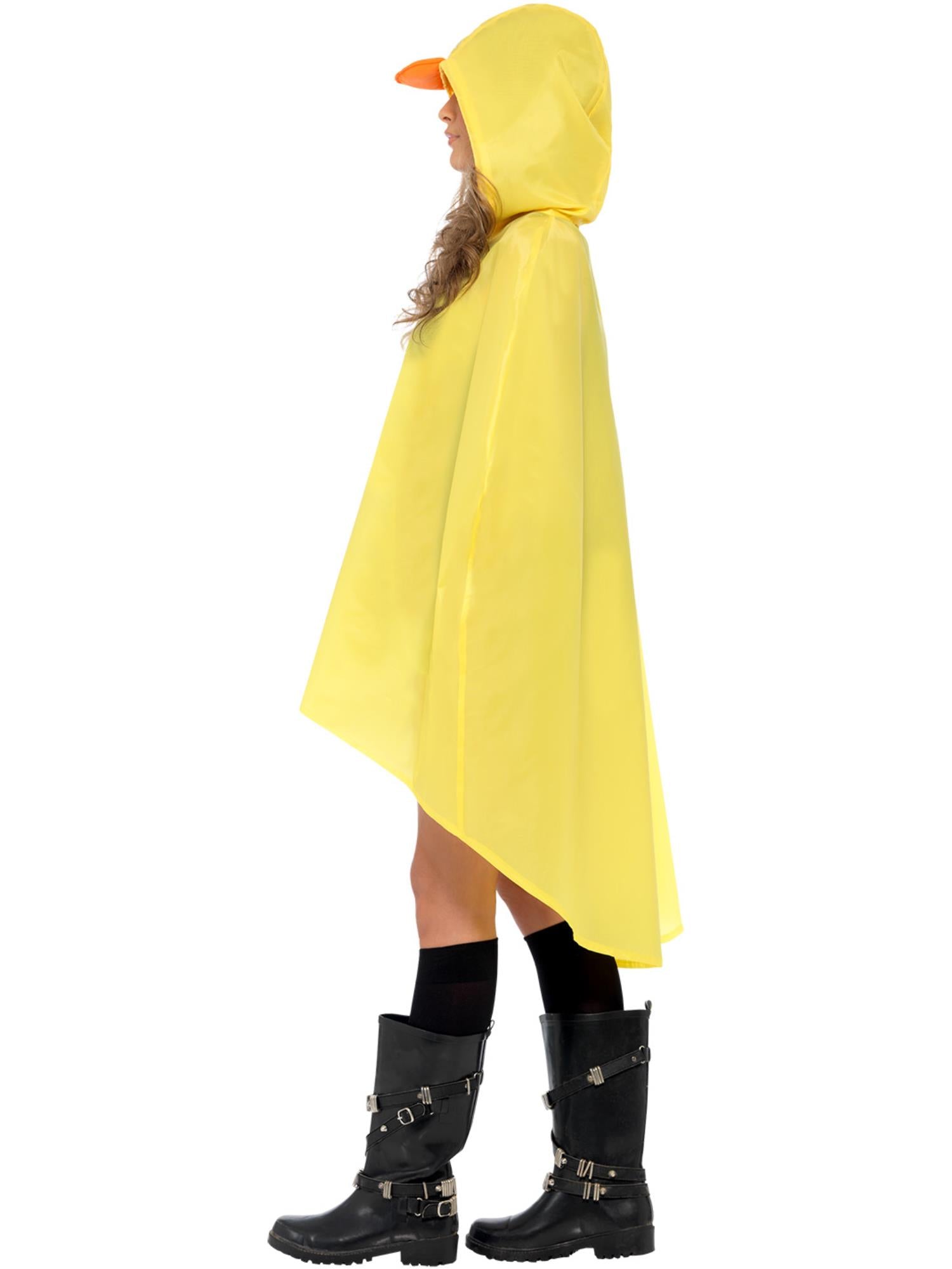smiffys-fever-enten-poncho-gelb-one-size-mit-tasche image 3