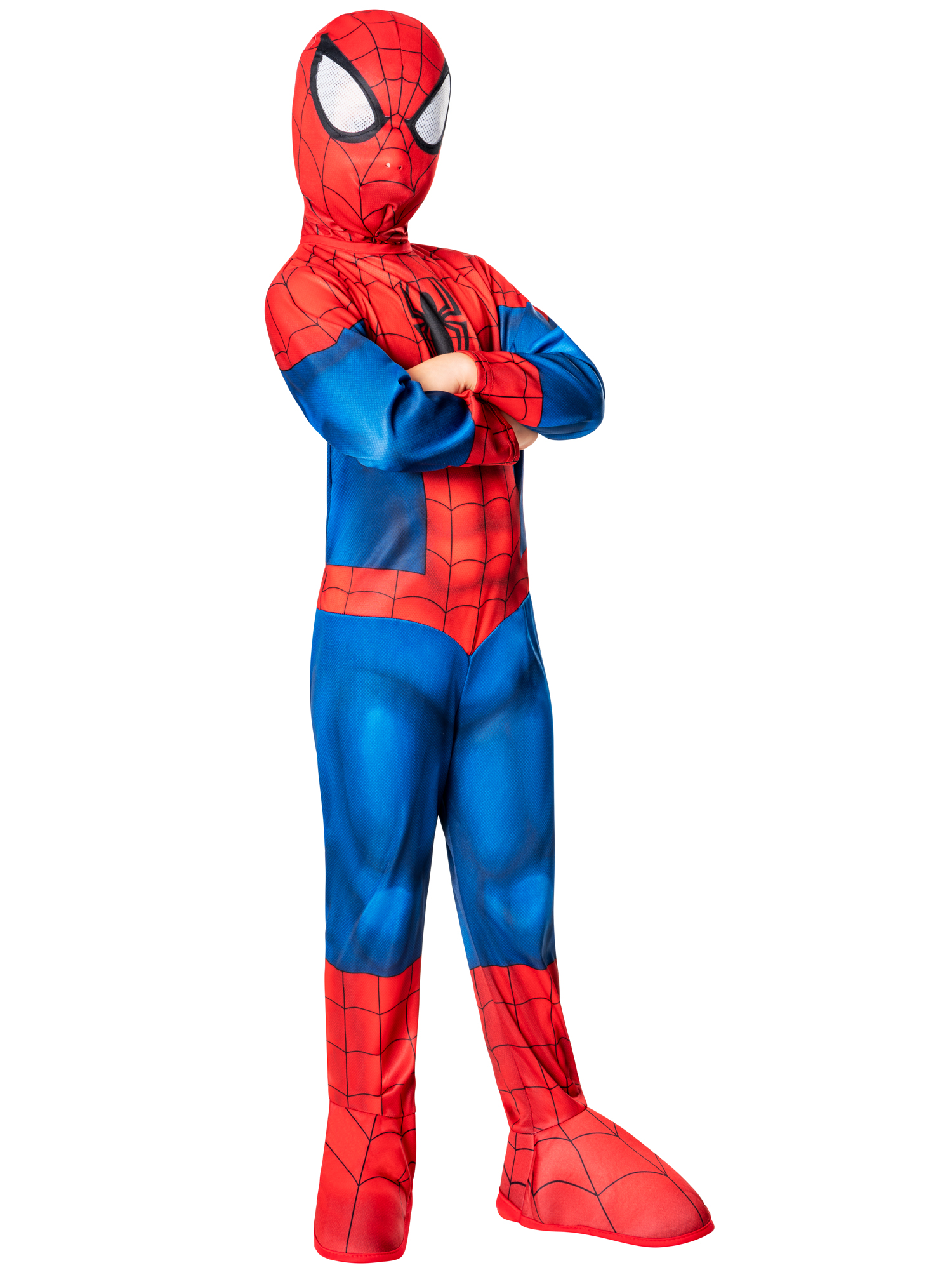 rubies-spider-man-kost-m-klassisch-rot-blau-mit-maske image 4