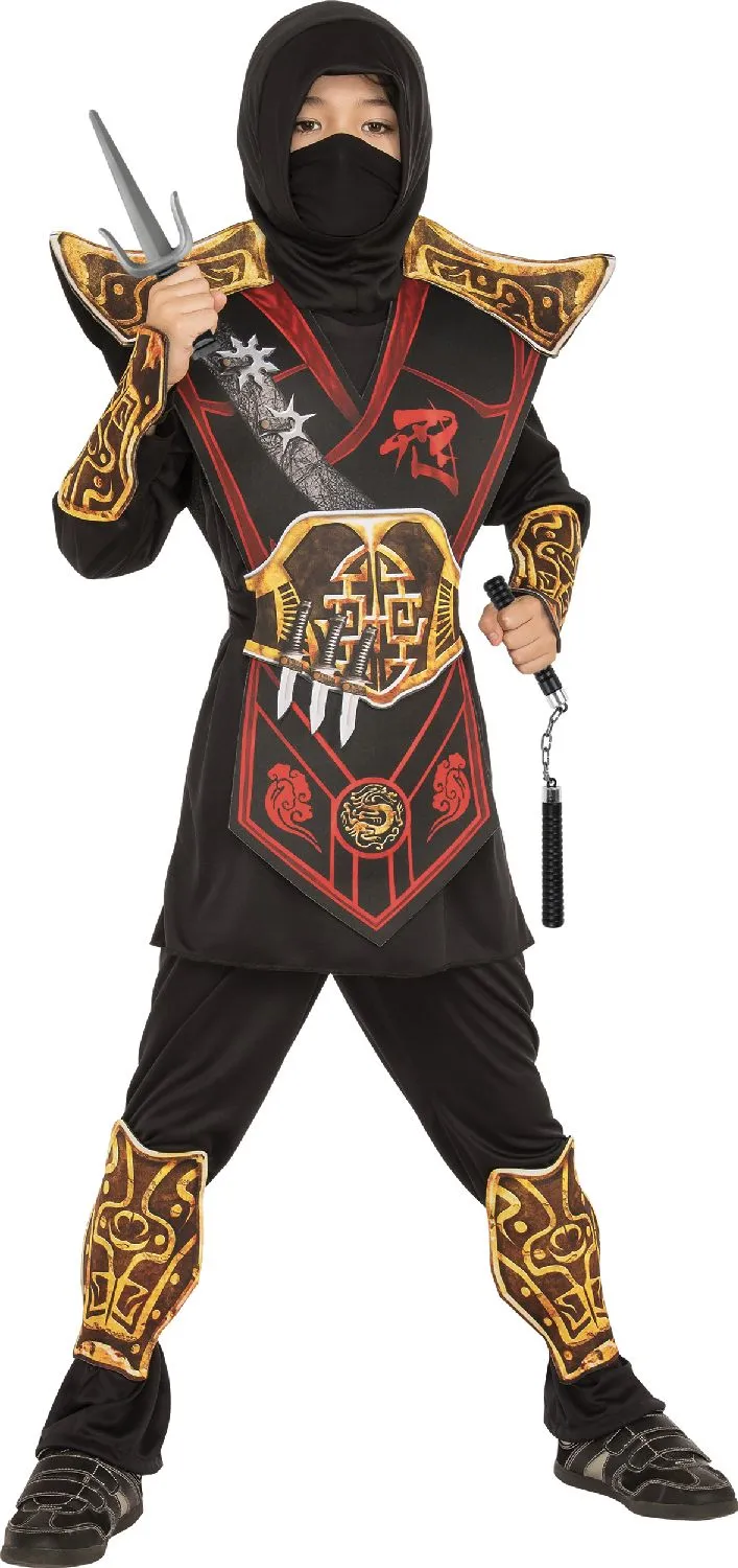 rubies-ninja-kost-m-deluxe-schwarz-luxus image 1