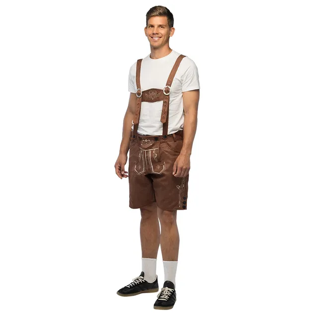 boland-bayerische-latzhose-lederhose-l-braun-gr-l image 1