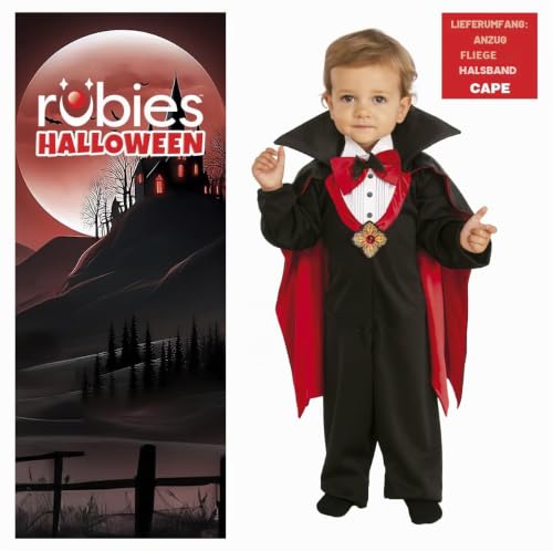 rubie-s-deluxe-draculin-baby-kost-m-mit-umhang-fliege image 7