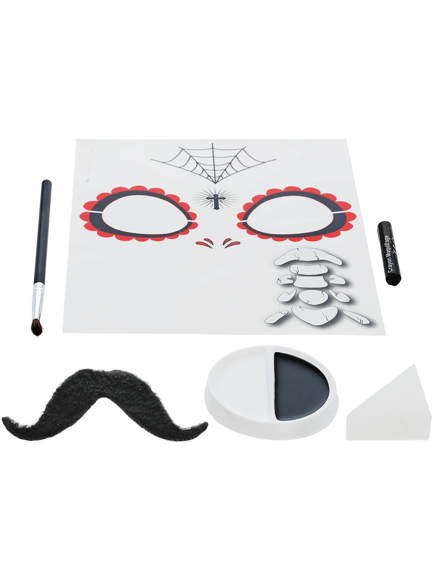 smiffys-makeup-fx-day-of-the-dead-schminkset-senor-bones image 7