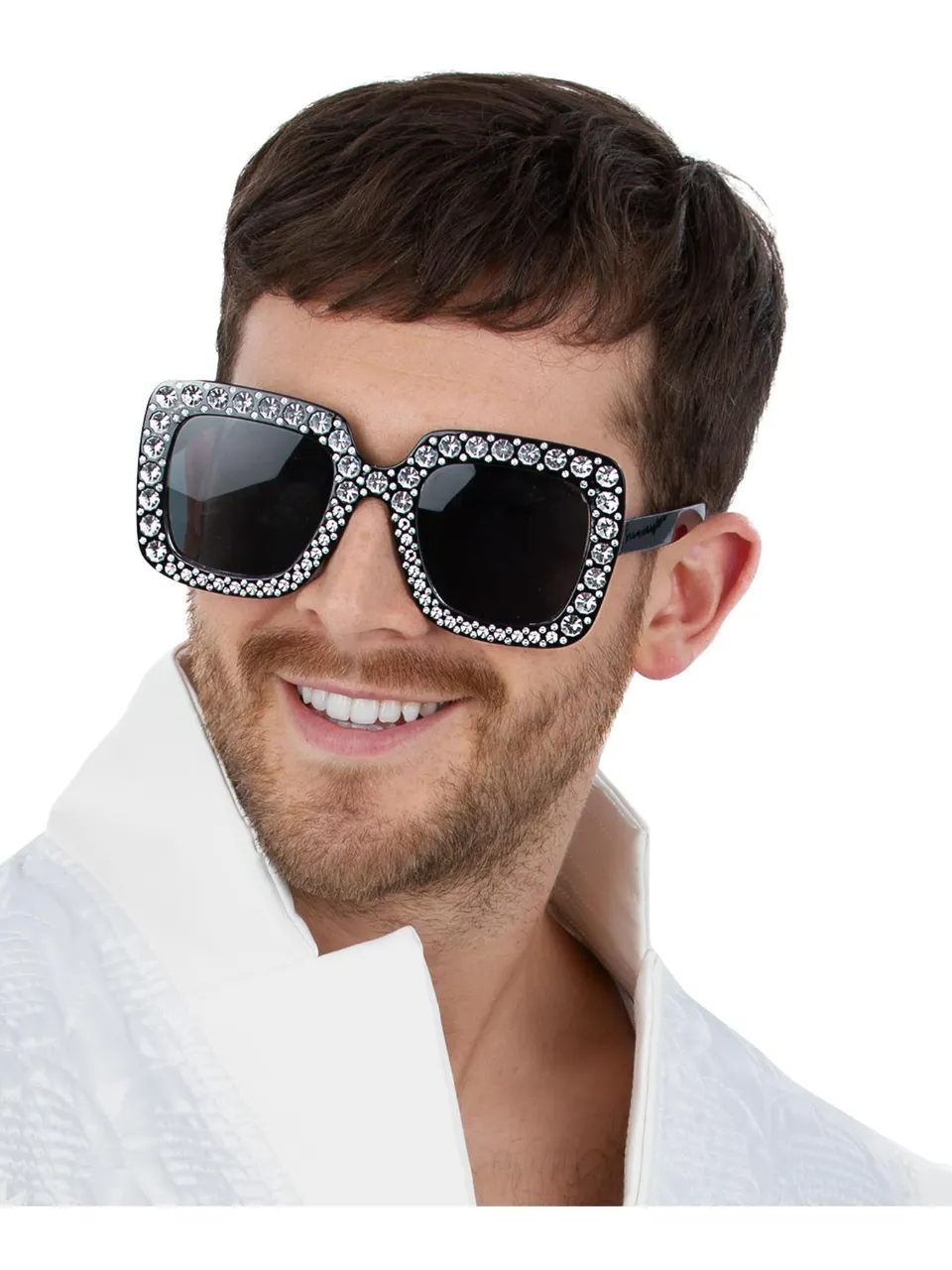 smiffys-fever-disco-brille-schwarz-strass image 1