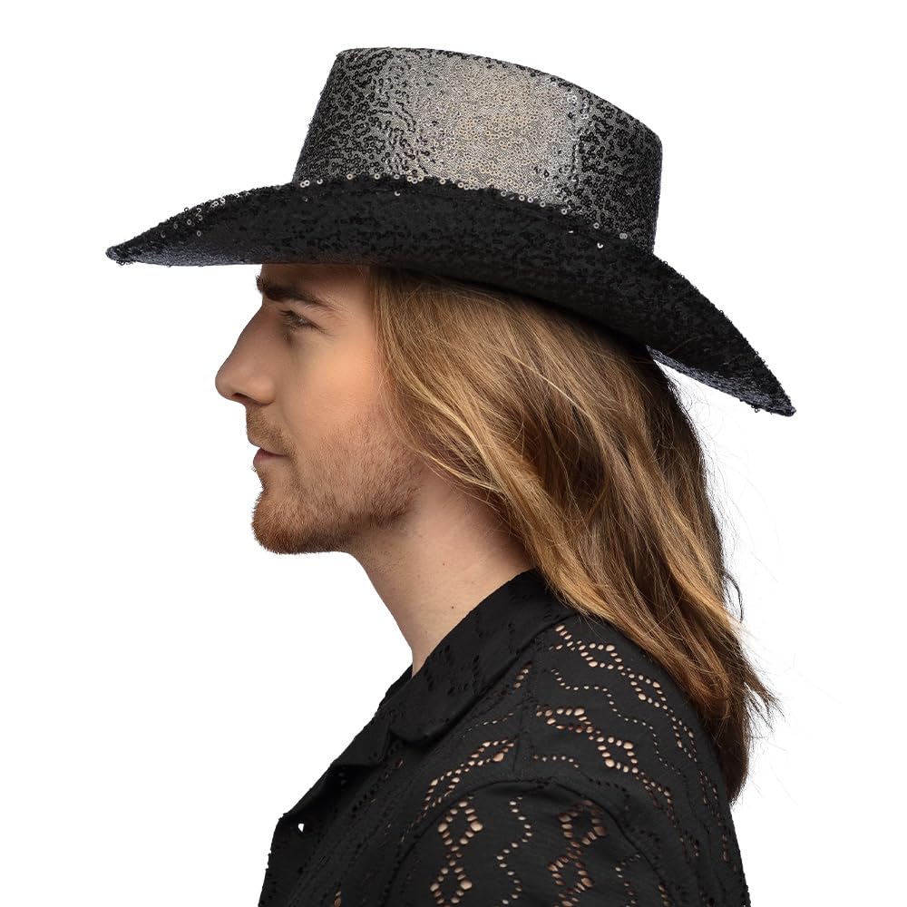 boland-rodeo-cowboyhut-fasching-schwarz-mit-western-look image 4