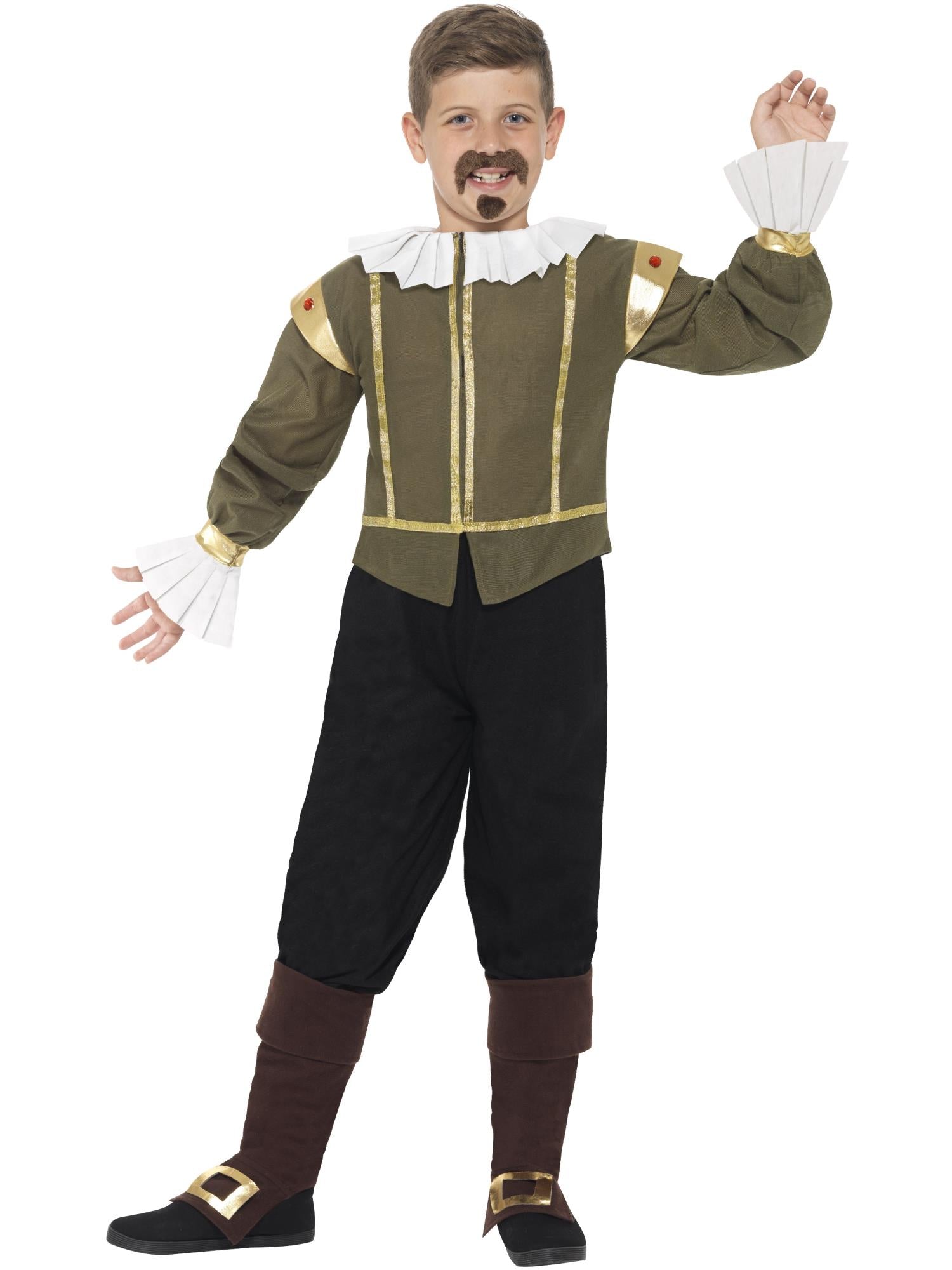 smiffys-fever-shakespeare-kinderkost-m-gr-n-10-12 image 1