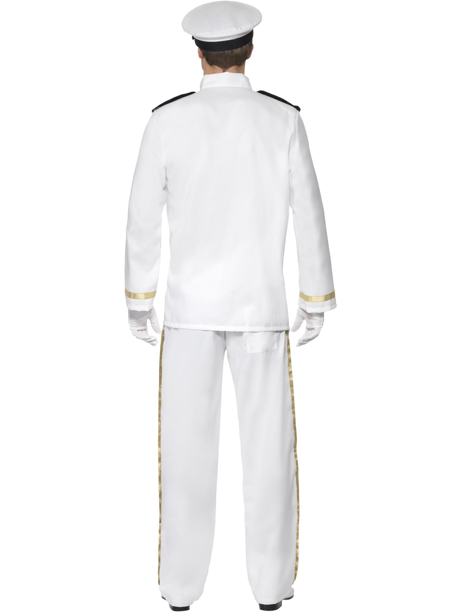 smiffys-fever-captain-deluxe-kost-m-wei-herren-gr-m image 2