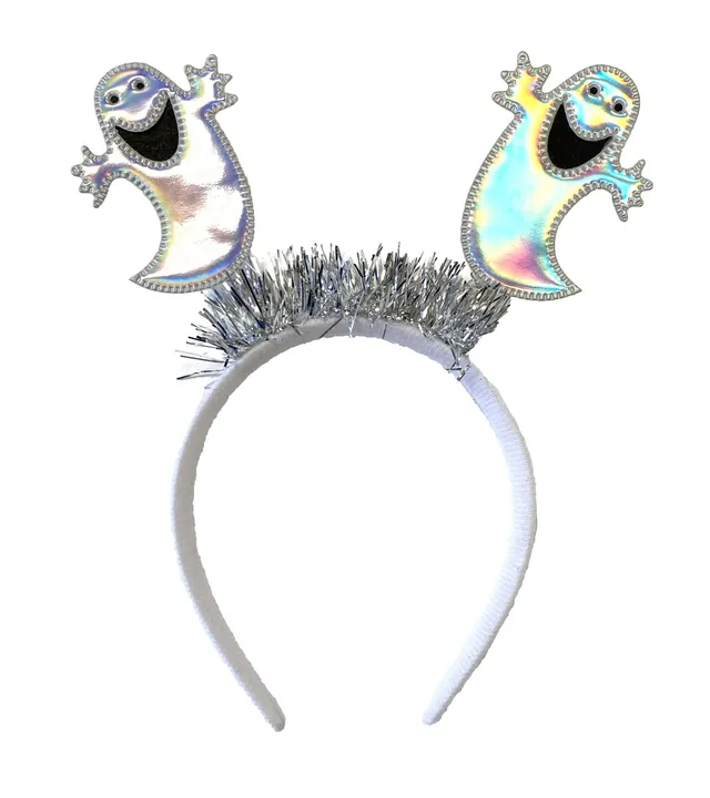 rubies-geister-haarreif-silber-halloween-mit-2-geistern image 1