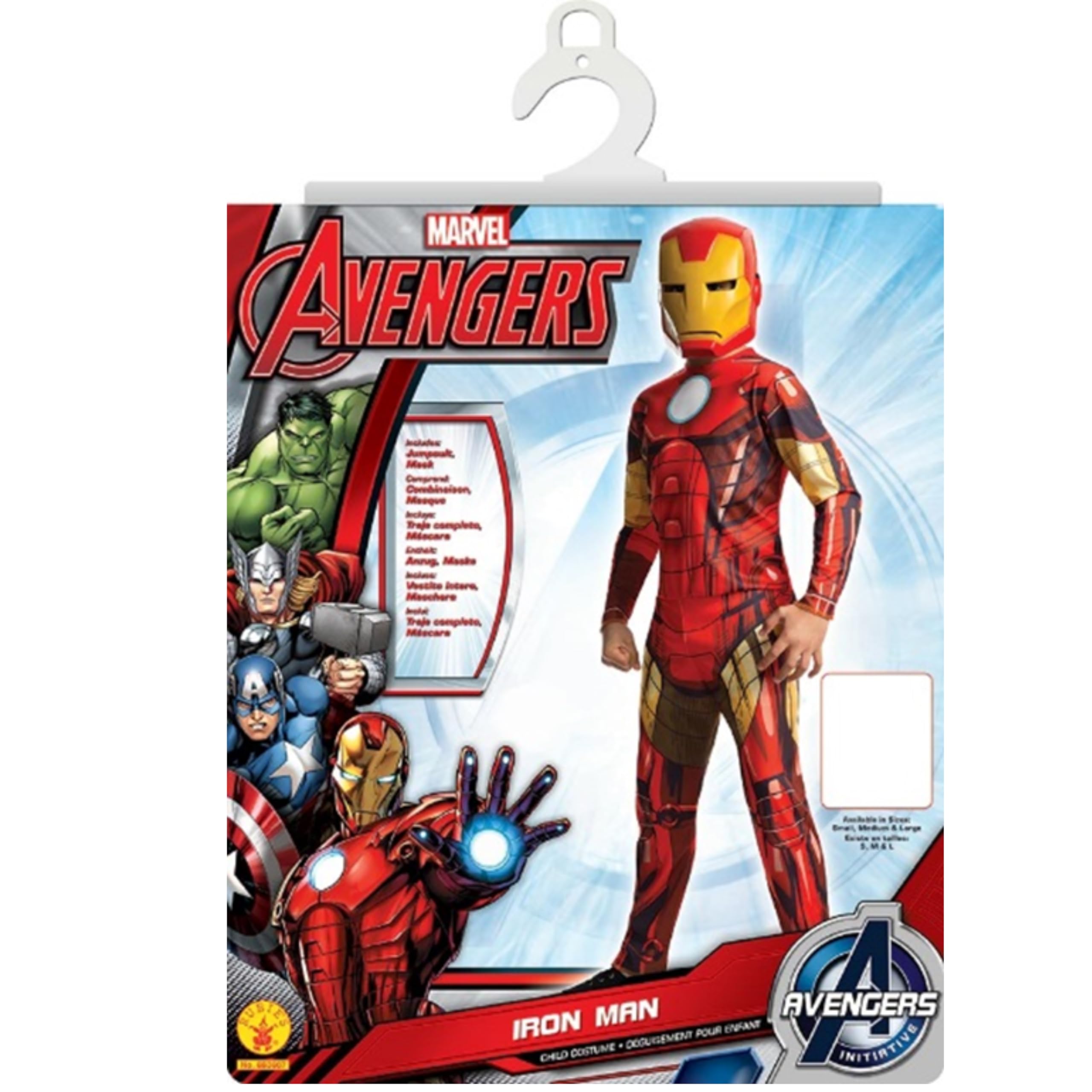 rubie-s-iron-man-kost-m-klassisch-kinder-5-6-j-110-116 image 2