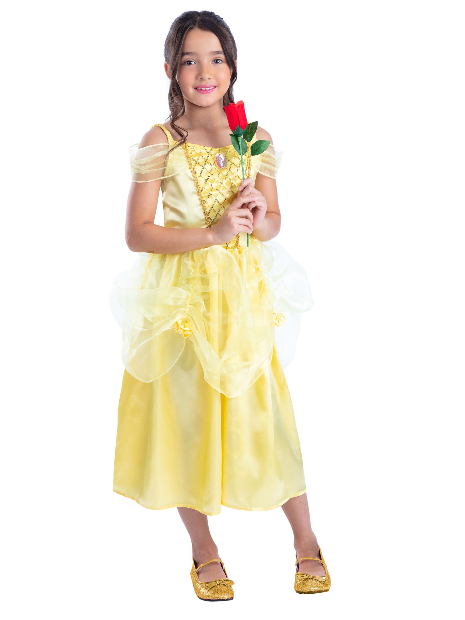smiffys-fever-golden-princess-kost-m-gold-m-dchen-mit-tiara image 3