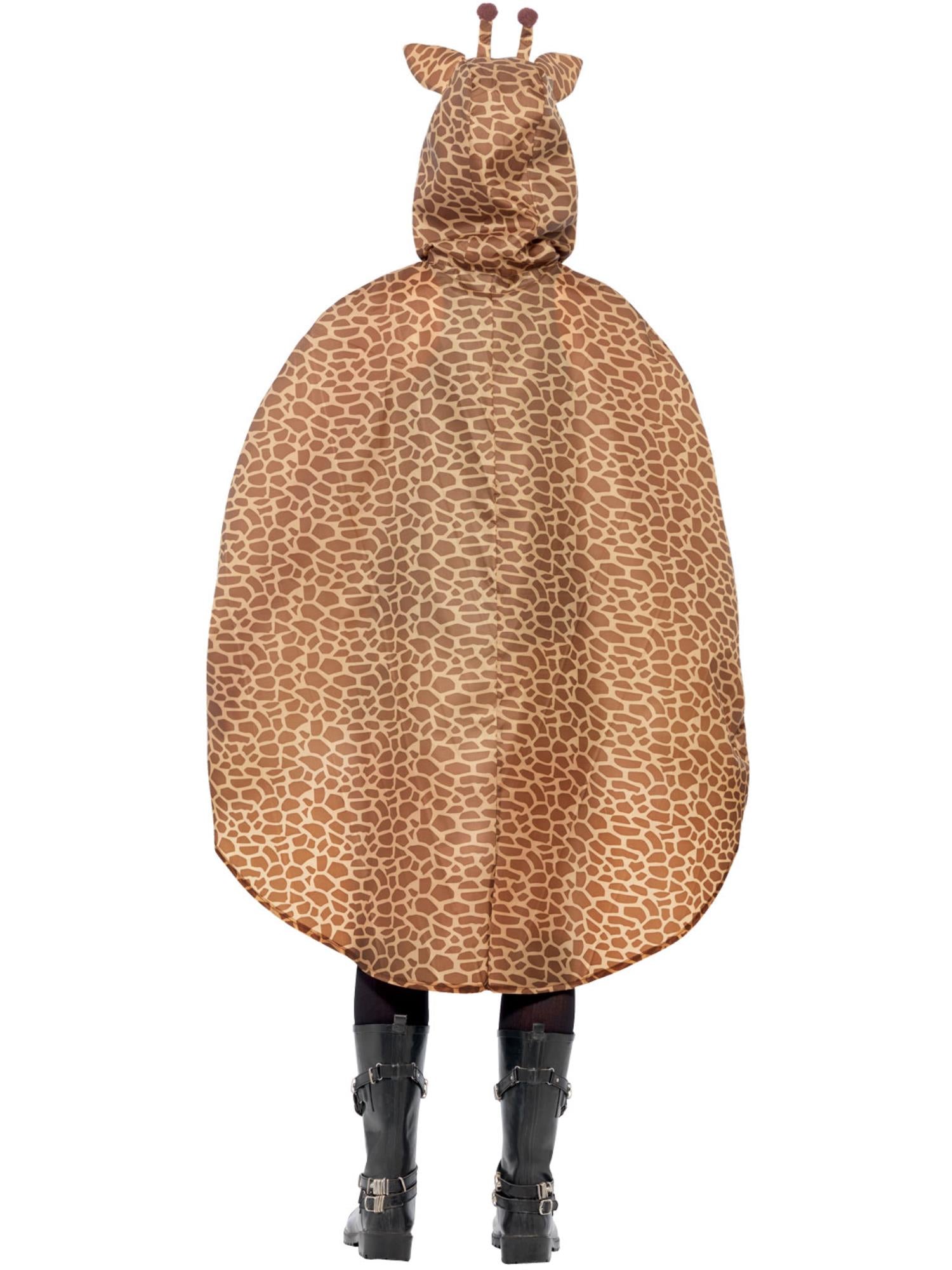 smiffys-fever-giraffe-party-poncho-kost-m-braun image 2